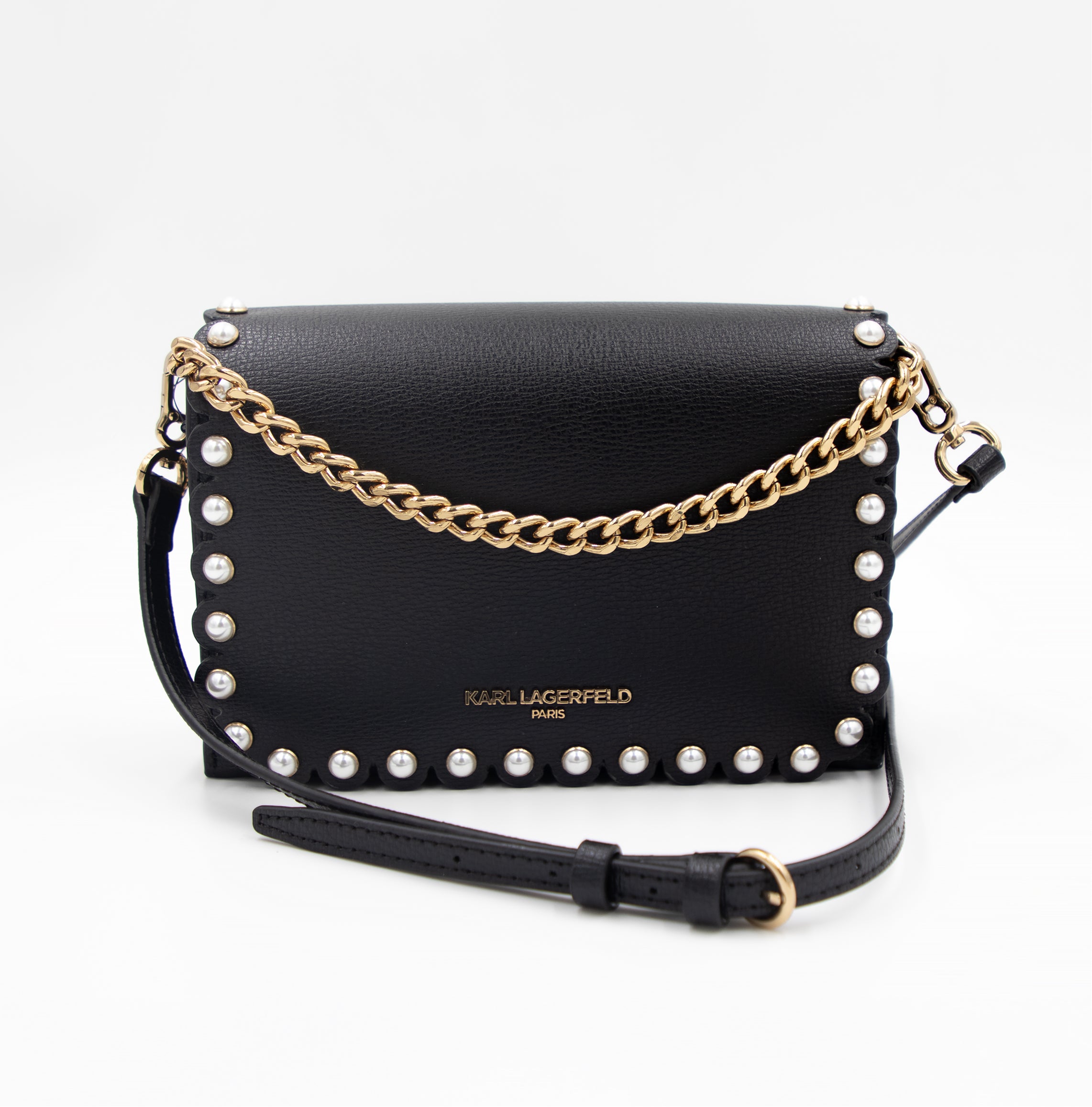 LOURDES CROSSBODY WITH PEARLS