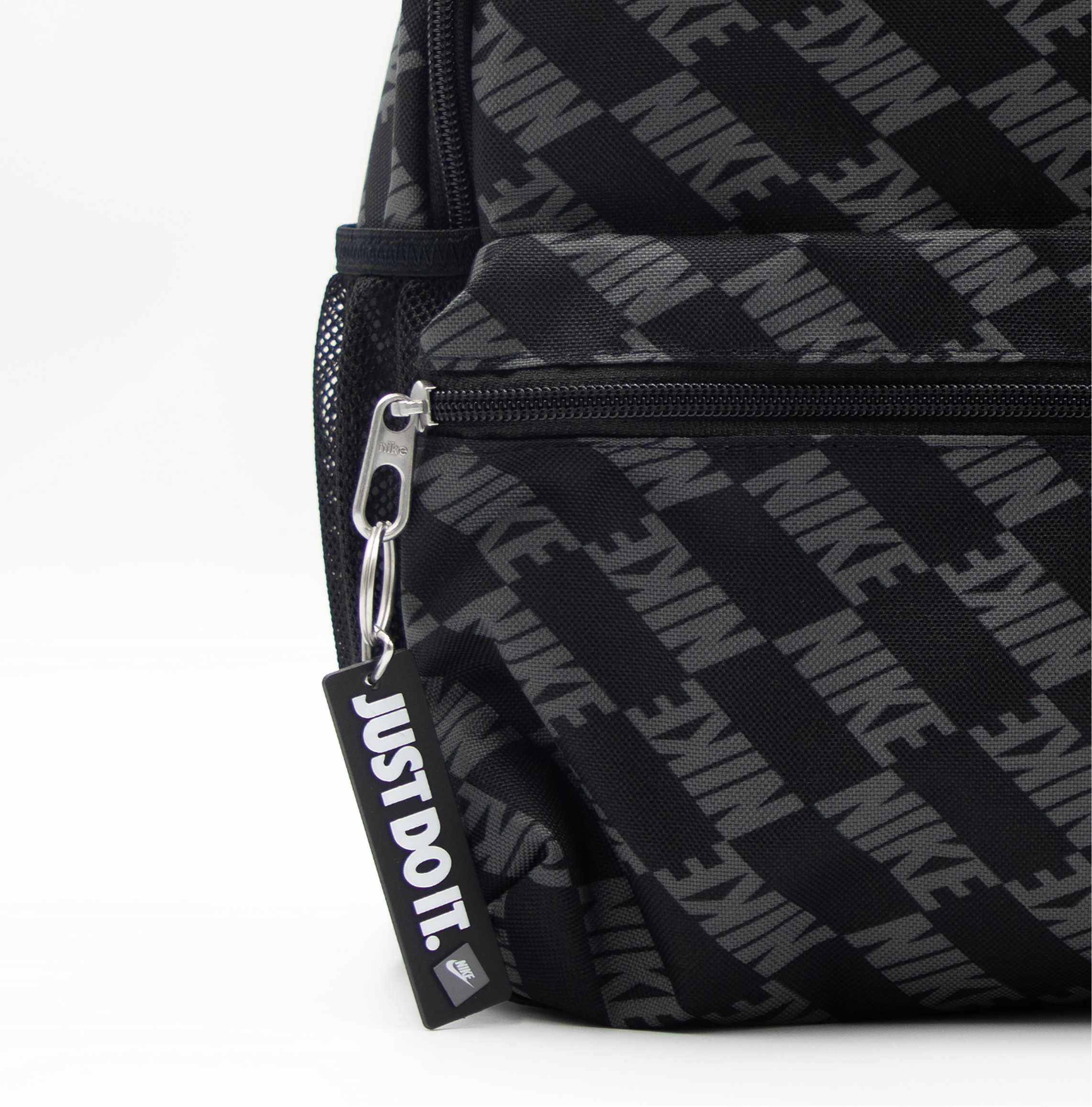 Morral Nike Cuadros Negro