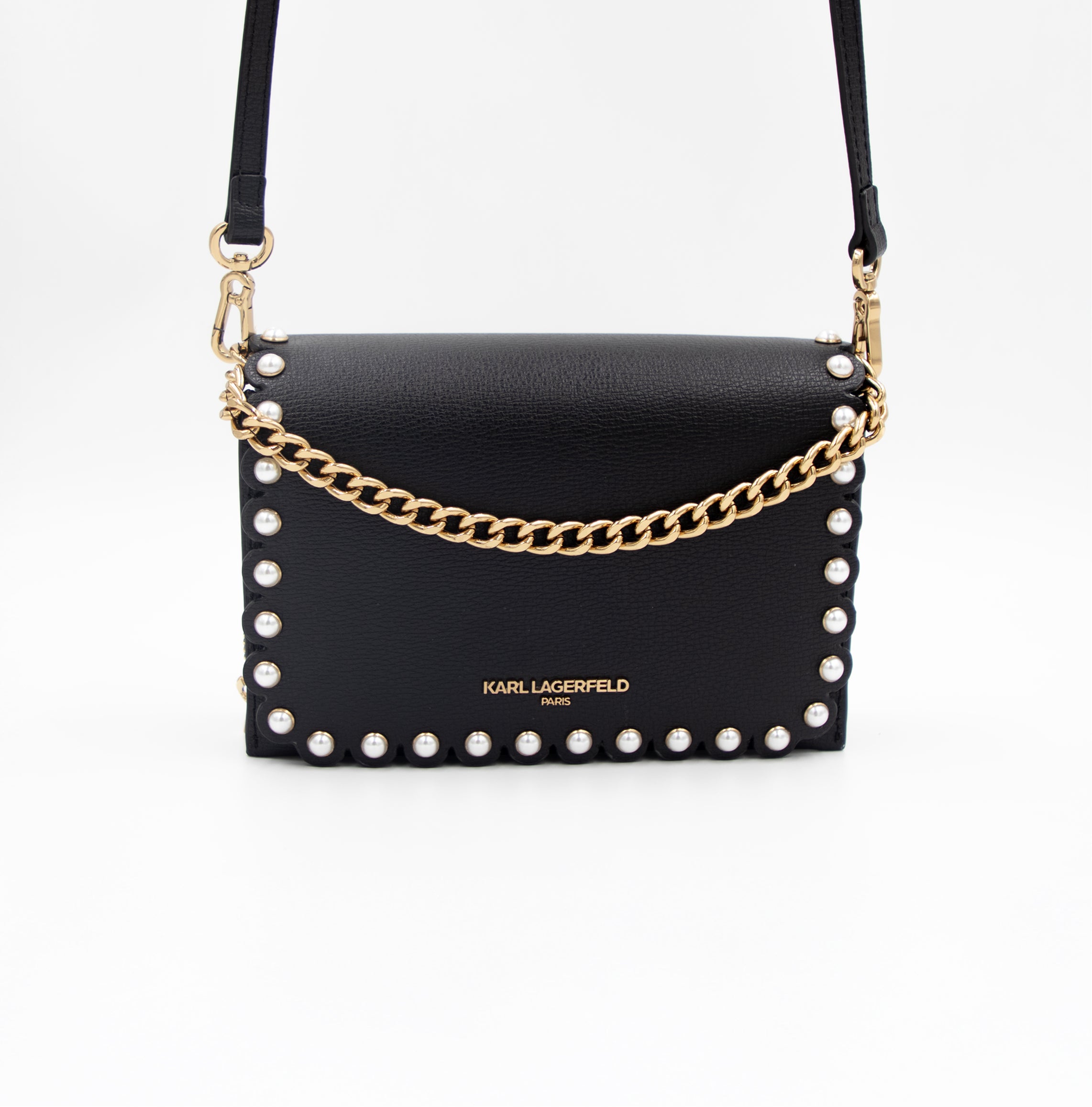 LOURDES CROSSBODY WITH PEARLS